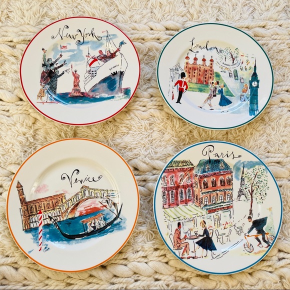 Rosanna Other - NIB ROSANNA Salad Plates with City Views